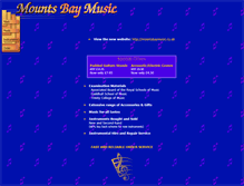 Tablet Screenshot of mountsbaymusic.dahost.net