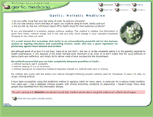 Tablet Screenshot of garlicmedicine.dahost.net